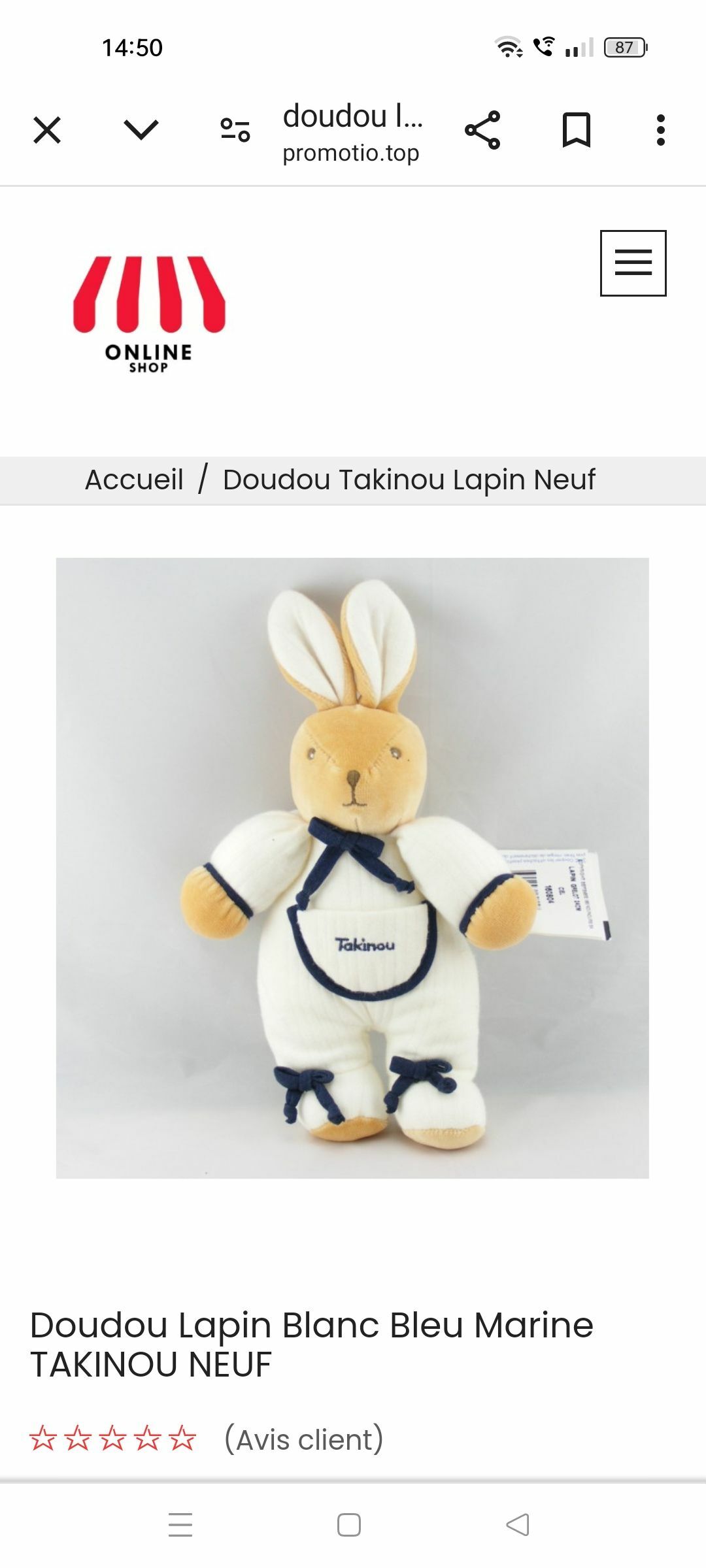 Takinou lapin blanc