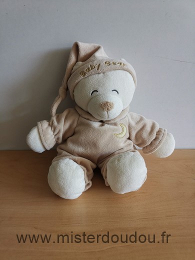 Gipsy Ours Beige blanc baby bear lune - Très bon état