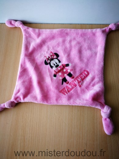 Disney Carre Minnie rose wanted - Très bon état