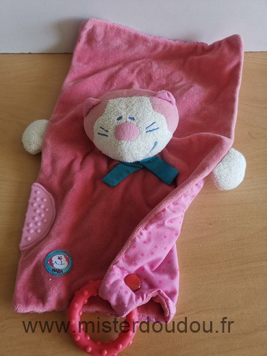 Haba Chat Rose anneau dentaire - Très bon état