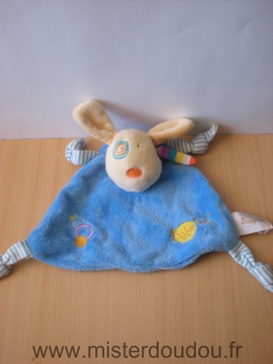 Baby nat Chien Bleu echarpe multicolore floppy - Très bon état