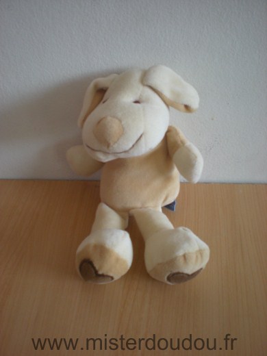 Doudi Chien Beige écru - Très bon état