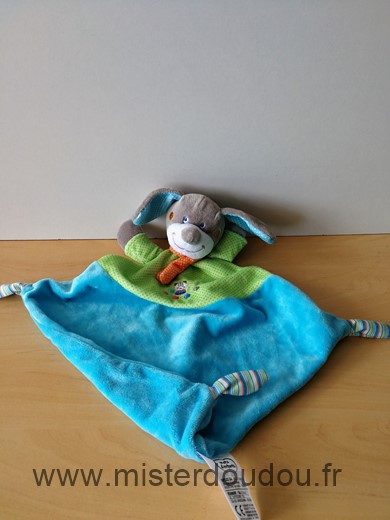 Mots d enfants Chien Bleu vert - Très bon état