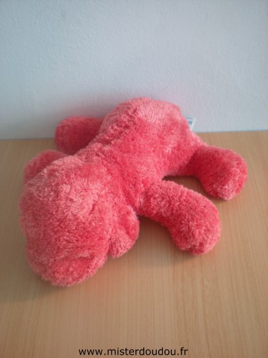 Nounours Chien Orangé (rouge) - Très bon état