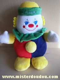 Chicco Clown Bleu jaune rouge vert - Très bon état