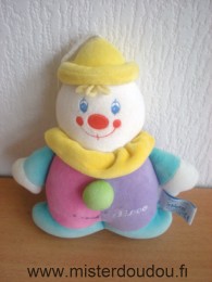 Chicco Clown Rose violet bleu jaune - Etat moyen