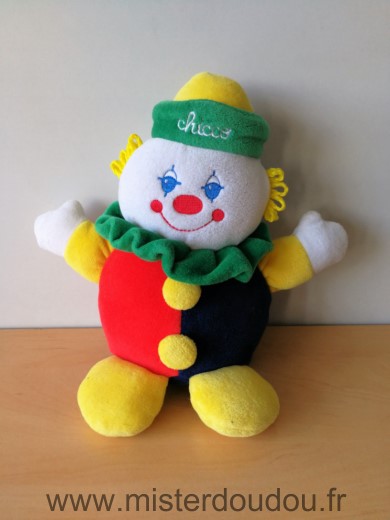 Chicco Clown Rouge bleu jaune - Très bon état