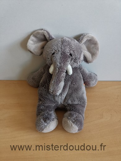 Moulin roty Eléphant Gris les tout doux - Très bon état