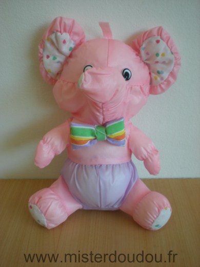 Marque Inconnue Eléphant Style puffalump rose mauve toile de parachute bikin - Très bon état