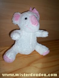 Bébisol Koala Blanc rose noeud rose - Très bon état