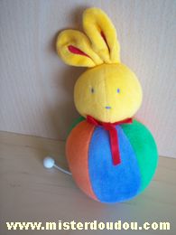Marque Inconnue Lapin Bleu jaune orange vert - Bon état