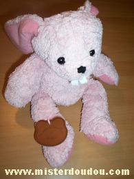 Babibou Lapin Rose - Très bon état