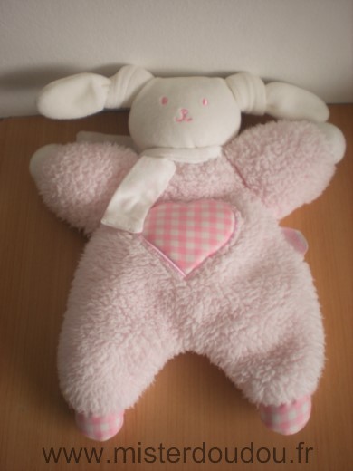 Corolle Lapin Patachou rose coeur rose - Très bon état