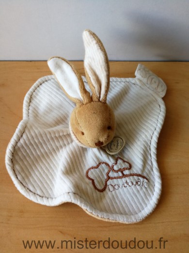 Doudou et compagnie Lapin Beige marron doudoubio - Très bon état