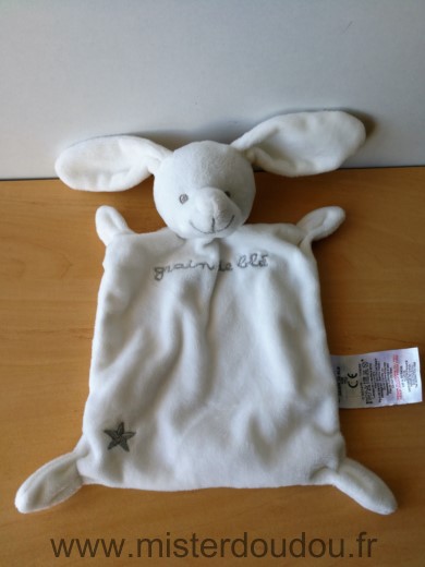 Grain de ble Lapin Blanc etoile grise - Très bon état