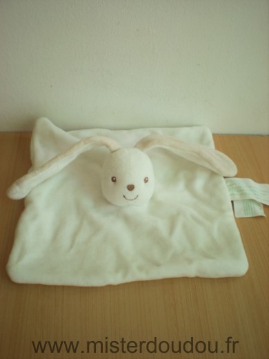 Kimbaloo Lapin Blanc oreilles beiges - Très bon état