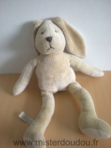 Les petites marie Lapin Beige tricot - Très bon état