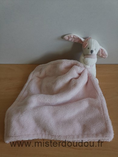 Maisons du monde Lapin Blanc mouchoir rose - Très bon état