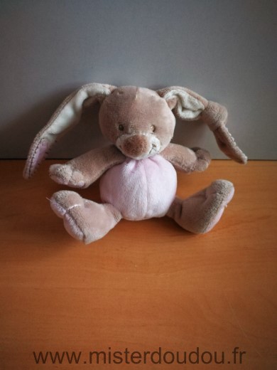 Nattou Lapin Rose beige - Très bon état
