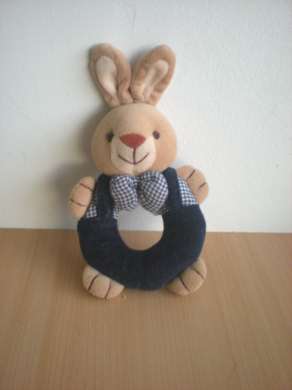 Priscilla larsen Lapin Bleu beige - Très bon état
