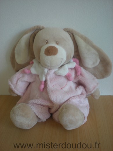 Tex Lapin Beige habit rose - Très bon état