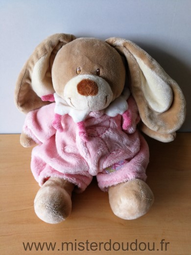 Tex Lapin Beige habit rose - Très bon état