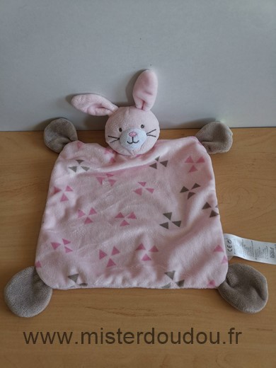 Toys r us Lapin Rose beige triangles - Très bon état