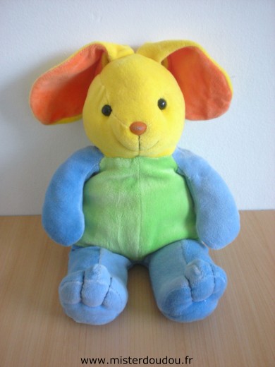 Toys r us Lapin Vert bleu jaune orange - Très bon état