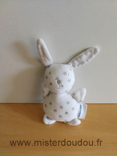 Vertbaudet Lapin Blanc etoiles - Très bon état