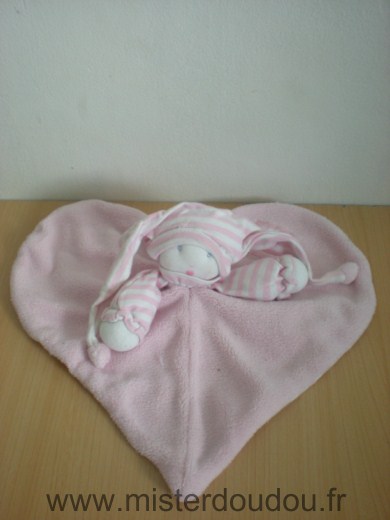 Moulin roty Lutin Coeur rose - Très bon état
