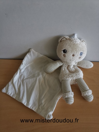 Berlingot Mouton Beige raye mouchoir - Très bon état