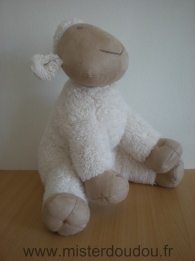 Nature et découvertes Mouton Blanc beige - Très bon état