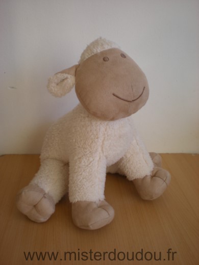 Nature et découvertes Mouton Blanc beige - Très bon état
