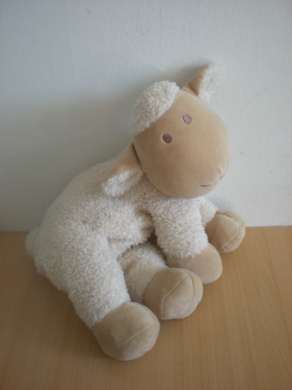 Nature et découvertes Mouton Ecru beige - Très bon état