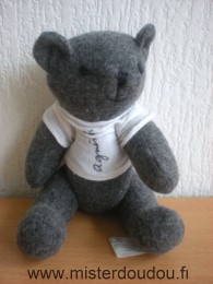 Agnes b Ours Gris tshirt blanc agnes b - Bon état