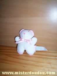 Corolle Ours Blanc rose - Très bon état