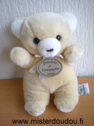 Doudou et compagnie Ours Beige en peluche - Très bon état