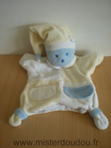 Mustela Ours Musti bleu jaune blanc - Très bon état