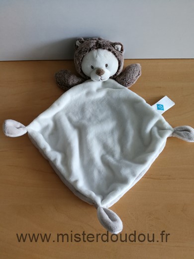 Tex Ours Blanc beige marron - Très bon état