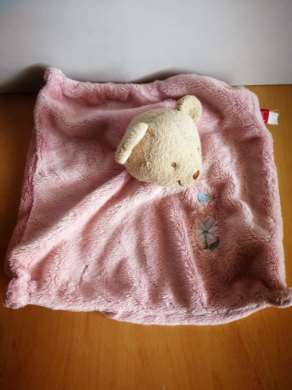 Tex Ours Rose beige fleur - Très bon état