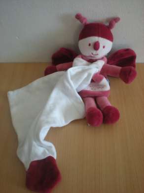 Sucre d orge Papillon Rouge rose mouchoir blanc - Neuf
