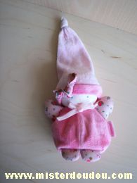 Corolle Poupée Rose - Etat moyen