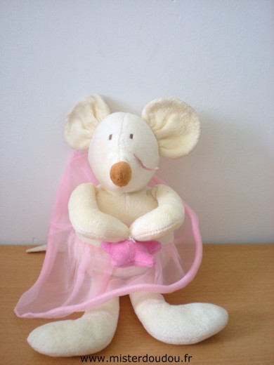 Jacadi Souris Blanc rose - Mauvais état