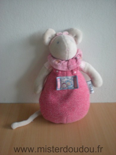 Moulin roty Souris Lila et patachon - rose - Très bon état