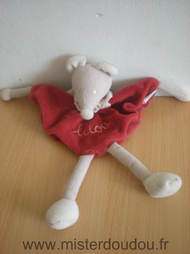 Moulin roty Souris Lilou borceau gris - Bon état