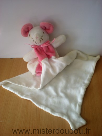 Sucre d orge Souris Rose mouchoir blanc - Très bon état