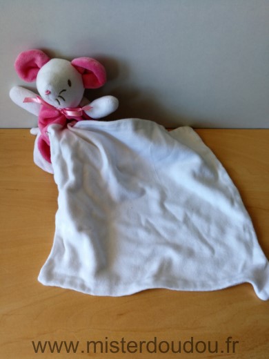 Sucre d orge Souris Rose mouchoir blanc - Très bon état