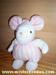 Tartine et chocolat Souris Blanc rose - Bon état