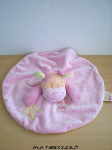 Doukidou Vache Rose dessus orange dessous - Très bon état