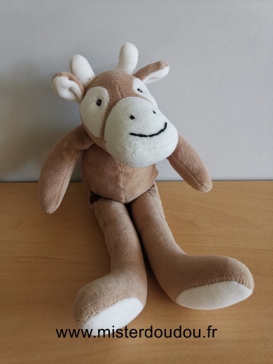 Moulin roty Vache Marron blanc - Très bon état
